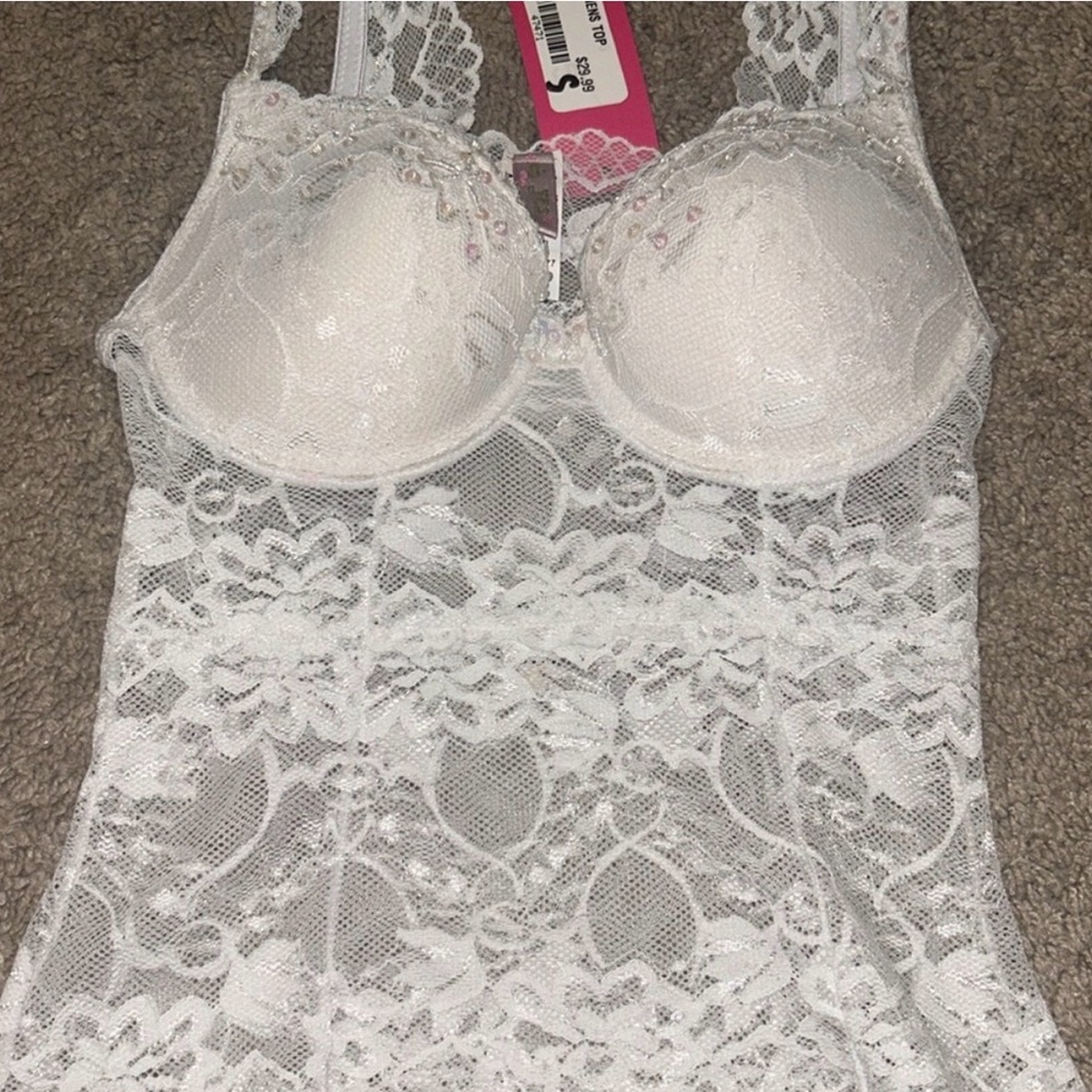 Lace White Bodysuit